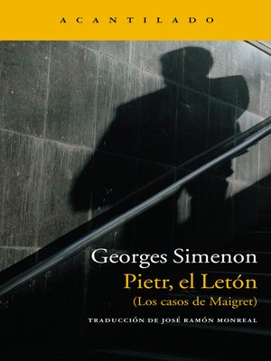 cover image of Pietr, el Letón
